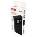 EMOS külső akkumulátor, univerzális vésztöltő (powerbank) 20000mAh, fekete (BETAQ20, 22,5W) + 2db USB kábel (micro USB és USB-C)