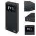 EMOS külső akkumulátor, univerzális vésztöltő (powerbank) 20000mAh, fekete (BETAQ20, 22,5W) + 2db USB kábel (micro USB és USB-C)