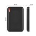 EMOS külső akkumulátor, univerzális vésztöltő (powerbank) 5000mAh, fekete (WI 521, PD 20W) + 1db USB kábel (USB-C)