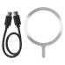 EMOS külső akkumulátor, univerzális vésztöltő (powerbank) 5000mAh, fekete (WI 521, PD 20W) + 1db USB kábel (USB-C)