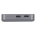 EMOS külső akkumulátor, univerzális vésztöltő (powerbank) 5000mAh, szürke (WI 522, PD 20W) + 1db USB kábel (USB-C)