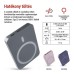 EMOS külső akkumulátor, univerzális vésztöltő (powerbank) 5000mAh, szürke (WI 522, PD 20W) + 1db USB kábel (USB-C)