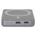EMOS külső akkumulátor, univerzális vésztöltő (powerbank) 5000mAh, szürke (WI 522, PD 20W) + 1db USB kábel (USB-C)