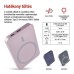 EMOS külső akkumulátor, univerzális vésztöltő (powerbank) 5000mAh, lazac (WI 522, PD 20W) + 1db USB kábel (USB-C)