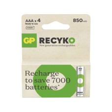 GP Recyko NiMH akkumulátor HR03 (AAA) 850mAh 4db/bliszter GP Recyko NiMH akkumulátor HR03 (AAA) 850mAh 4db/bliszter