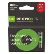 GP ReCyko Pro NiMH akkumulátor HR03 (AAA) 800mAh 6db/bliszter GP ReCyko Pro NiMH akkumulátor HR03 (AAA) 800mAh 6db/bliszter