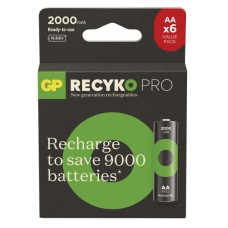 GP ReCyko Pro NiMH akkumulátor HR6 (AA) 2000mAh 6db/bliszter GP ReCyko Pro NiMH akkumulátor HR6 (AA) 2000mAh 6db/bliszter