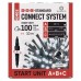 EMOS karácsonyi fényfüzér szett (CNT Standard) 100 LED 10m - hideg fehér + hálózati átalakító/tápegység 30V 12W