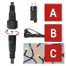 EMOS karácsonyi fényfüzér szett (CNT Standard) 100 LED 10m - multicolor + hálózati átalakító/tápegység 30V 12W