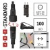 EMOS karácsonyi fényfüzér szett (CNT Standard) 100 LED 10m - multicolor + hálózati átalakító/tápegység 30V 12W