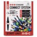 EMOS karácsonyi fényfüzér szett (CNT Standard) 100 LED 10m - multicolor + hálózati átalakító/tápegység 30V 12W