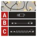 EMOS karácsonyi fényfüzér időzítővel (CNT Standard) 100 LED 10m - meleg fehér + hálózati átalakító/tápegység 30V 12W