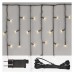EMOS karácsonyi fényfüzér szett (CNT Standard) - jégcsap 100 LED  2,5 x 0,9m - meleg fehér + hálózati átalakító/tápegység 30V 12W