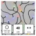 EMOS karácsonyi fényfüzér (Classic) többfunkciós, időzítős 40 LED 4m - multicolor