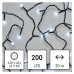EMOS karácsonyi fényfüzér (Cherry) többfunkciós, időzítős - 200 LED 20m - hideg fehér