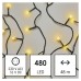 EMOS karácsonyi fényfüzér (Cherry) többfunkciós, időzítős - 480 LED 48m - meleg fehér