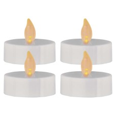 EMOS LED teamécses, elemes (1x LED, vintage) - fehér 4db/csomag