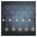 EMOS dekorációs karácsonyi fényfüzér - csillag függöny 115 LED 185 × 105 cm cm - meleg fehér 