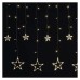 EMOS dekorációs karácsonyi fényfüzér - csillag függöny 115 LED 185 × 105 cm cm - meleg fehér 