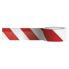 EMOS jelölőszalag (LDPE - kis sűrűségű polietilén) 75/250 piros/fehér