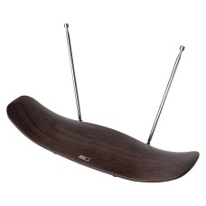 EMOS szobaantenna WOOD-C500, 0–50 km (város, city), DVB-T2, DAB, FM, LTE/4G/5G szűrő 