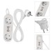 EMOS 1,4m hosszabbító (16A max) + 2-es elosztó és USB töltő 3,4A (17W, 2x USB-A, 1x USB-C) - fehér