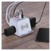 EMOS 2m hosszabbító kocka (16A max) + 2-es elosztó és USB töltő 3A (15W, 2x USB-A, 1x USB-C, Qi 10W) - fehér
