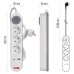 EMOS 2m hosszabbító (16A max) + 3-as elosztó kapcsolóval és USB töltő 3,4A (17W, 1x USB-A, 1x USB-C) - fehér, szürke