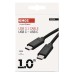 EMOS USB-C összekötő kábel C - C 1m (USB 3.1) Quick Charge - fekete EMOS USB-C összekötő kábel C - C 1m (USB 3.1) Quick Charge - fekete