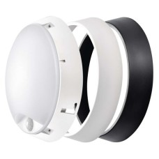 EMOS LED mennyezeti lámpa fekete vagy fehér kerettel, mozgásérzékelővel (14W/1000 lm) 22cm - természetes fehér IP54