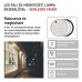 EMOS LED mennyezeti lámpa fekete vagy fehér kerettel, mozgásérzékelővel (14W/1000 lm) 22cm - természetes fehér IP54